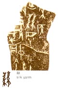 甲骨文上的丝字