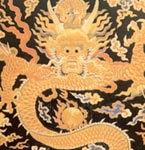 明代龙纹绣
