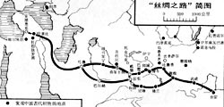 西北丝路简图
